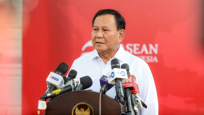Prabowo di Istana