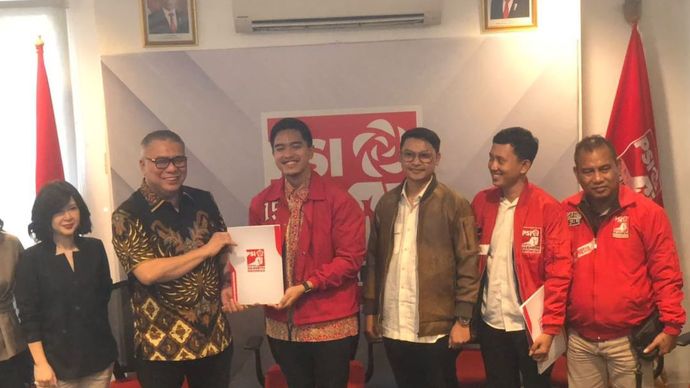 Ketua DPP PSI Kaesang dan Bacagus Sulawesi Tengah Ahmad Ali dan Abdul Karim