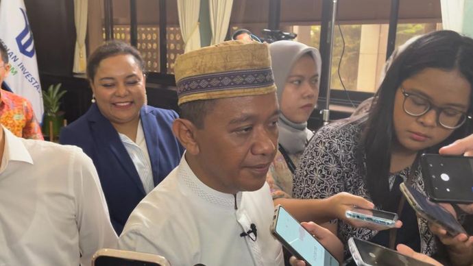Menteri Investasi/Kepala BKPM Bahlil Hahadalia ungkap soal izin tambang ormas keagamaan/Muslimin Trisyuliono