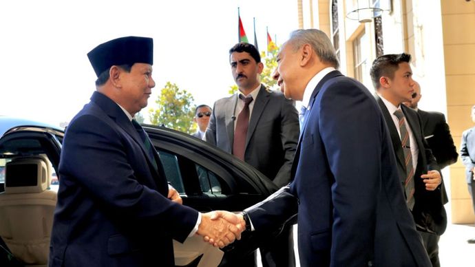 Kunjungan Menhan Prabowo ke Yordania ini dalam rangka mewakili Presiden RI Joko Widodo untuk menghadiri konferensi tingkat tinggi  <b>(Istimewa)</b>