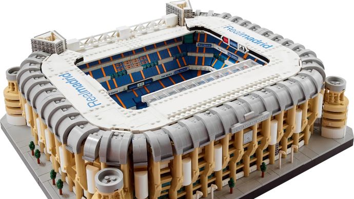 Lego Stadion Santiago Bernab&eacute;u.