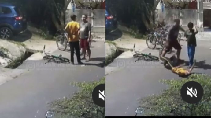 Seorang remaja berusia 17 tahun di Cikarang, jatuh tak sadarkan diri usai dipukul seorang pria dewasa