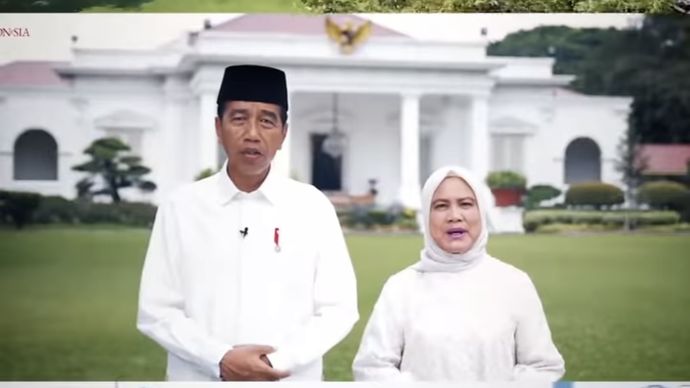 Presiden Jokowi dan Iriana Jokowi