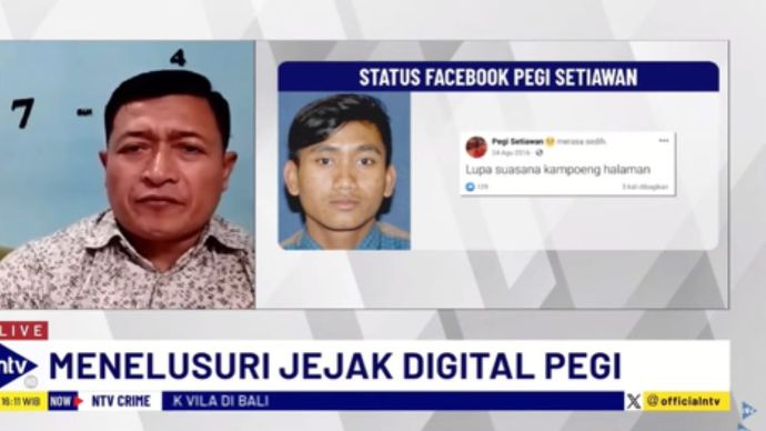 Kuasa Hukum Pegi Setiawan, Muchtar Effendi dalam Dialog NTV Crime di NusantaraTV/tangkapan layar NTV