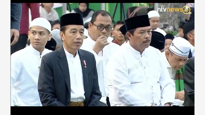 Presiden Jokowi Solat Idul Adha di Semarang <b>(YouTube NTVNews.id)</b>