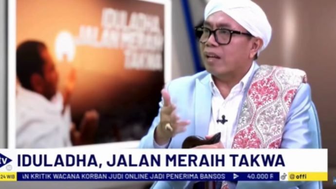 Ketua Umum PP Aswaja NU Center, KH Misbahul Munir dalam Dialog NTV Morning di NusantaraTV/tangkapan layar NTV