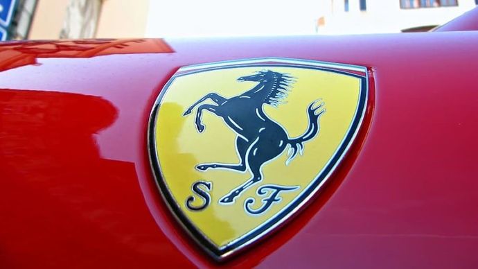 Ilustrasi. Logo Ferrari. (Foto: Pxfuel)