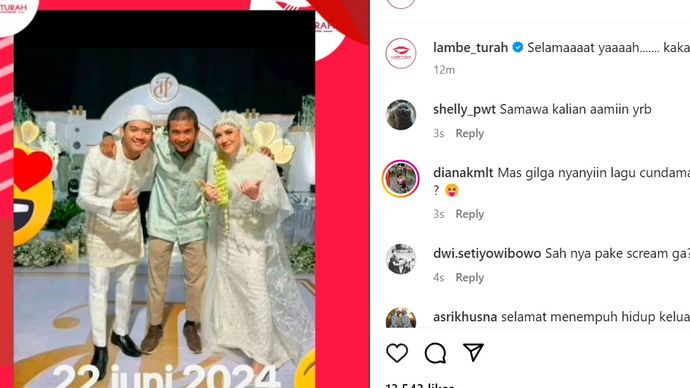 Happy Asmara dan Gilga Sahid menikah?