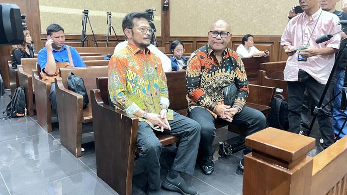Mantan Mentan Syahrul Yasin Limpo (SYL) jelang sidang kasus korupsi yang menjeratnya. 