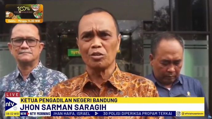 Pengadilan Negeri Bandung bersiap menggelar sidang praperadilan tersangka pembunuhan Vina dan Eky, pada 2016, Pegi Setiawan. 
