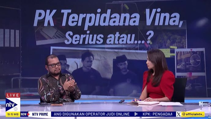 Kuasa hukum terpidana, Suhendra Asido Hutabarat saat menjadi narasumber dalam program dialog NTV Prime di Nusantara TV, Rabu (26/6/2024). 