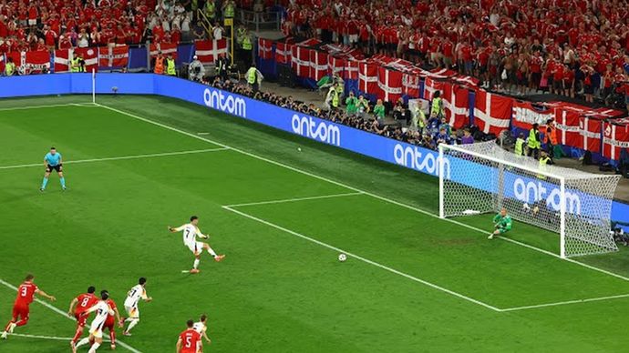 Gol pertama Jerman ke gawang Denmark di Euro 2024