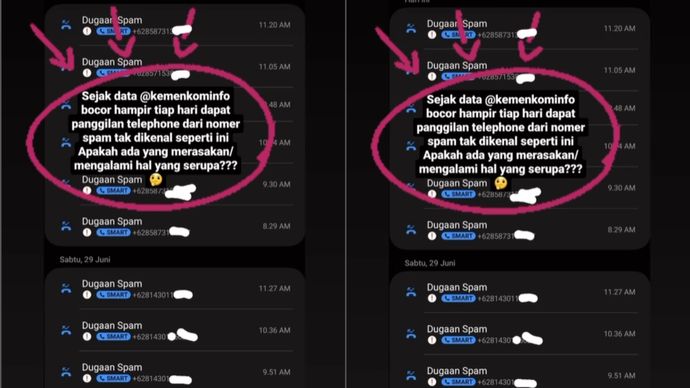 Publik Ngeluh Dapat Telpon Spam Imbas PDN Diretas <b>(Instagram)</b>