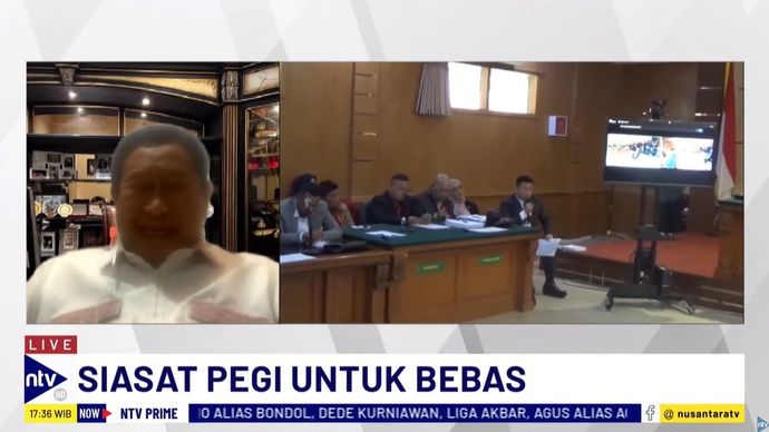 Mantan Kabareskrim Polri Komjen Pol (Purn) Susno Duadji saat menjadi narasumber dalam program dialog NTV Prime di Nusantara TV, Rabu (3/7/2024).