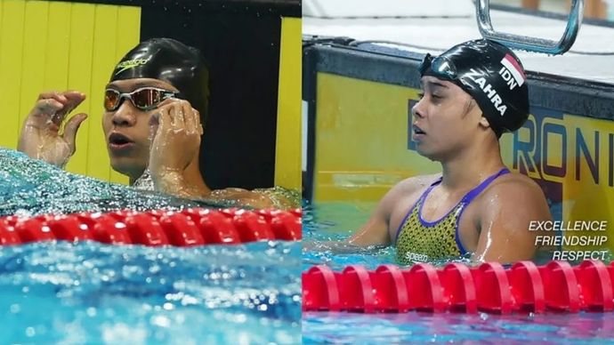 Dua perenang Indonesia, Joe Aditya dan Azzahra Permatahani bakal tampil di Olimpiade Paris 2024