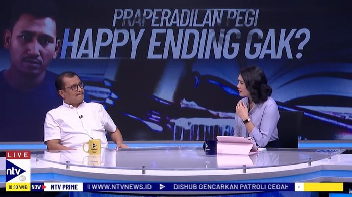 Mantan Wakapolri, Komjen Pol (Purn) Oegroseno saat menjadi narasumber dialog program NTV Prime di Nusantara TV, Kamis (4/7/2024).