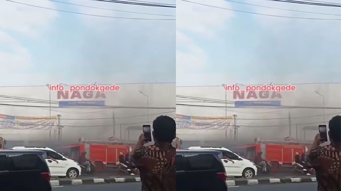 Kebakaran Naga Swalayan Jakarta Timur
