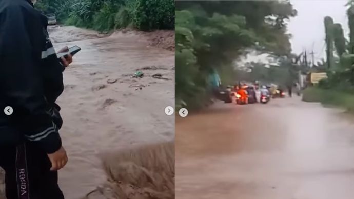 Banjir di Serang Banten <b>(Instagram)</b>