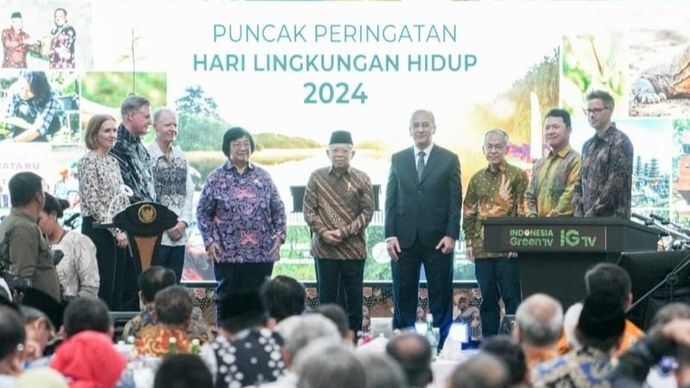 Puncak Peringatan Hari Lingkungan Hidup (HLH) 2024. 