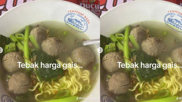 Bakso semangkok seharga Rp55 Ribu