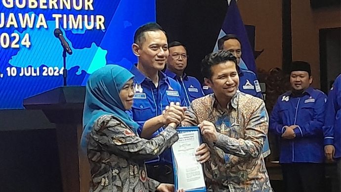 Demokrat Resmi Usung Khofifah-Emil di Pilgub Jatim 2024