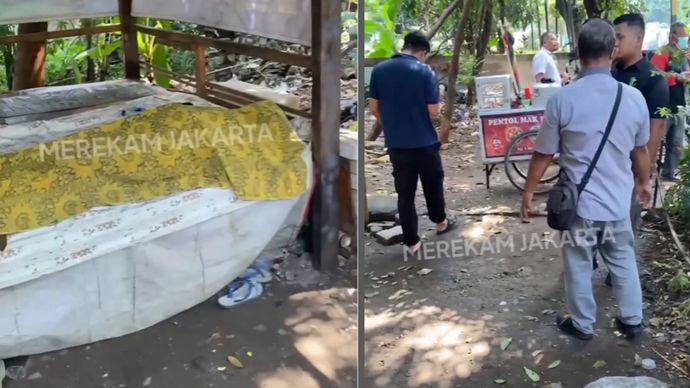 Tukang Cilok meninggal dunia di ciracas