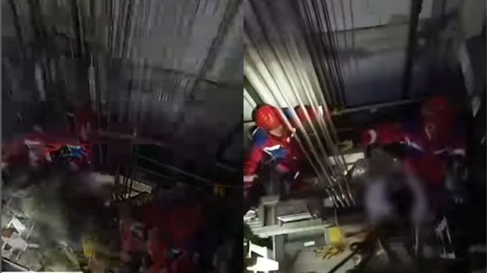 Evakuasi Empat Orang Terjebak dalam Lift