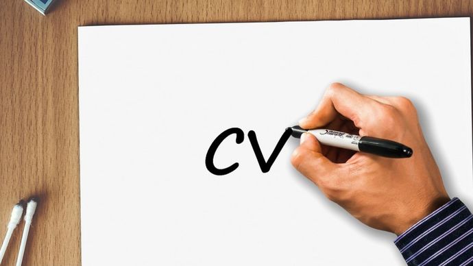 Ilustrasi Menulis CV atau Daftar Riwayat Hidup