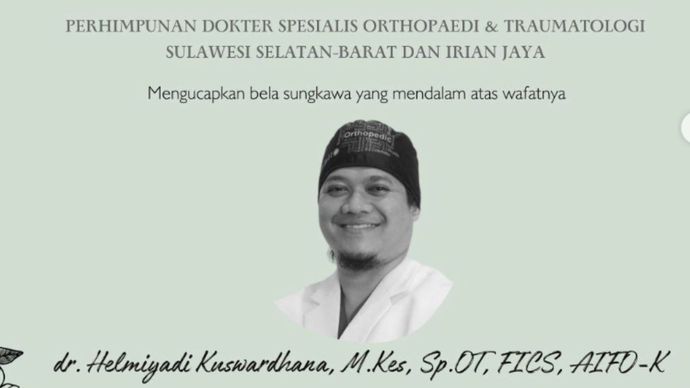 Dokter Helmiyadi meninggal dunia