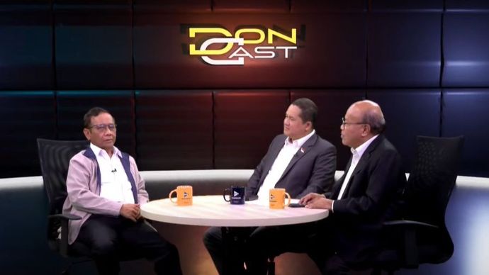 Prof. Mahfud MD di Acara podcast DonCast