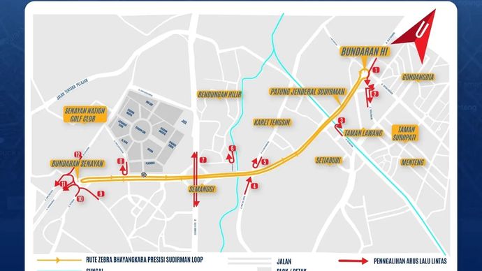  Balap sepeda bertajuk Sudirman Loop 