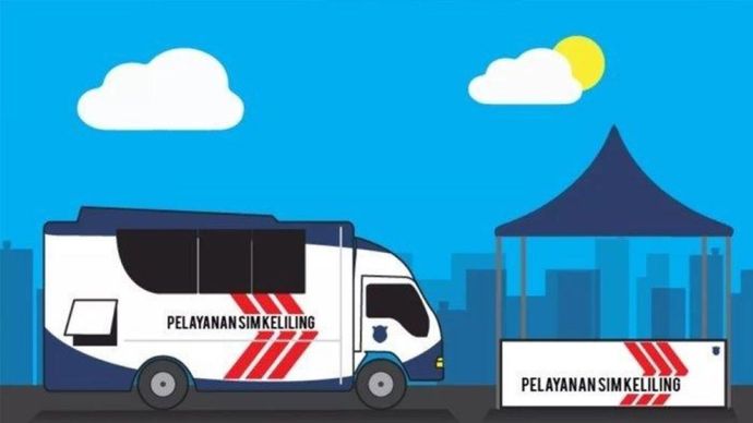 Ditlantas Polda Metro Jaya menyediakan layanan SIM keliling bagi masyarakat di 5 wilayah Ibu Kota Jakarta. (Foto: Istimewa/polri.go.id)