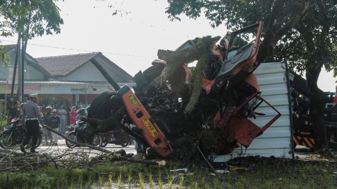 Kecelakaan Maut di Cianjur <b>(Antara)</b>