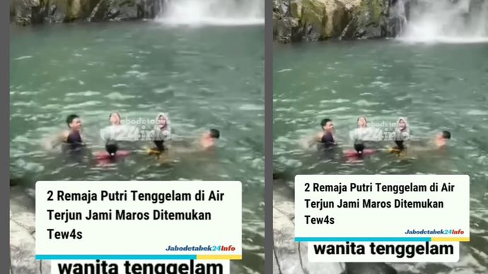 wanita tenggelam