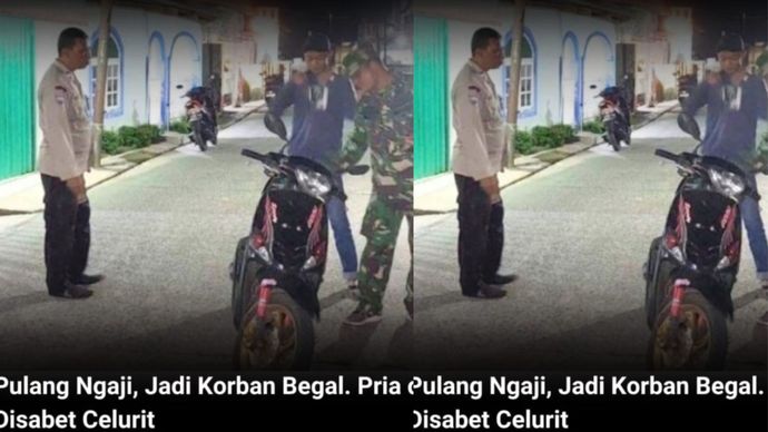 Pengendara motor dibegal di Bogor