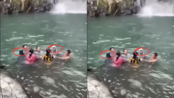 Korban Tenggelam di Air Terjun