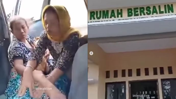 Seorang Ibu Melahirkan di Dalam Mobil