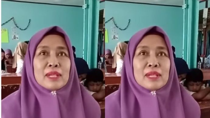 Emak-emak ngadu ke kepala sekolah