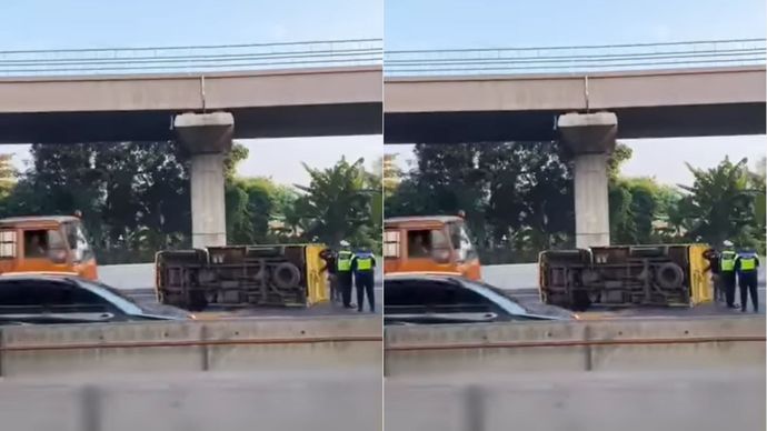 Kecelakaan di Tol Japek