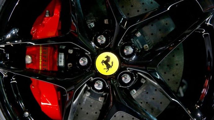 Ilustrasi. Logo Ferrari. (Foto: Reuters)