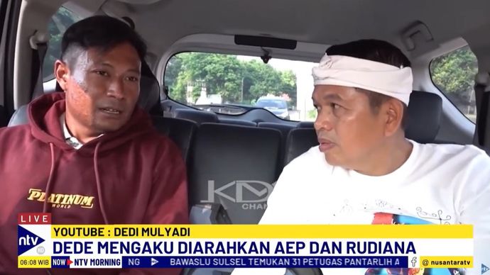 Dede Riswanto mengaku dirinya sebenarnya tidak mengetahui kasus pembunuhan Vina dan Eky, di Cirebon, Jawa Barat, pada 2016.