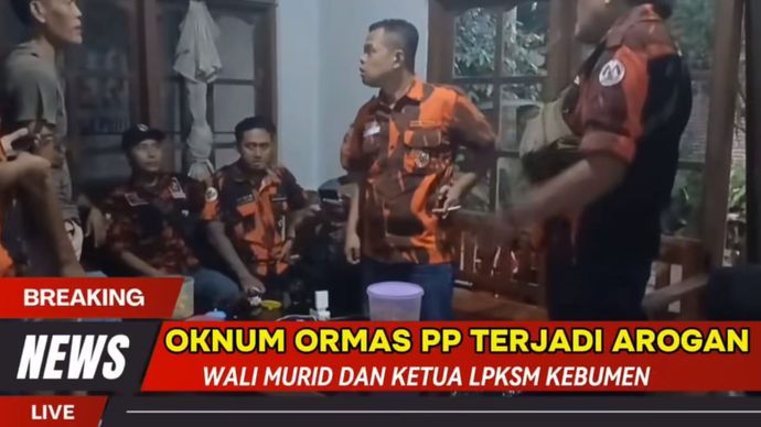 Ormas Pemuda Pancasila Intimidasi Wali Murid di Kebumen