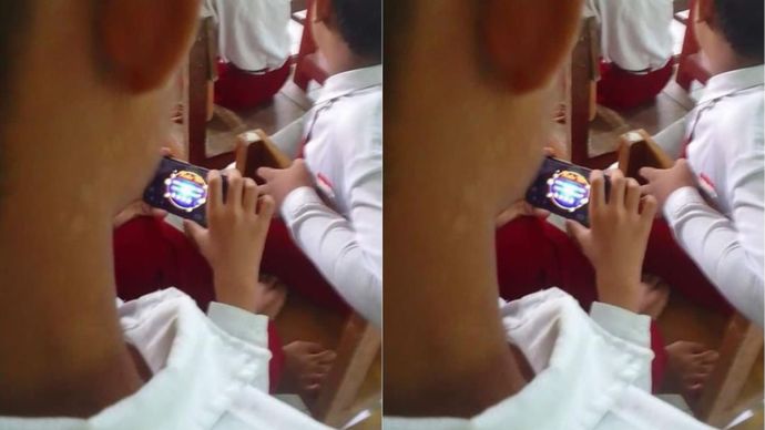 Viral Anak SD Main Judi Online di Kelas <b>(Instagram)</b>