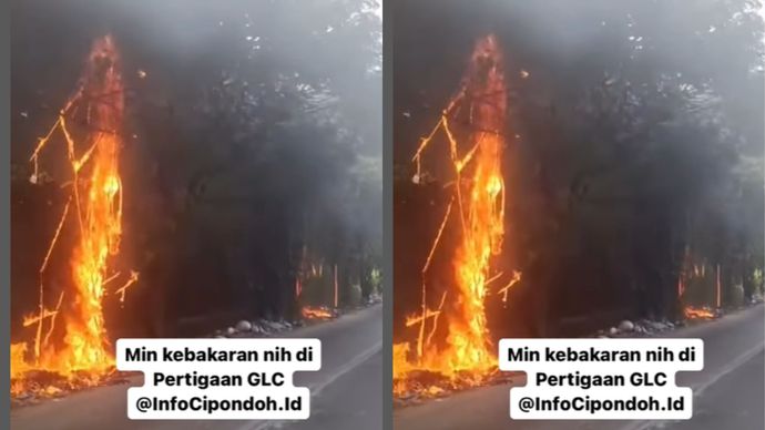 Kabel Listrik terbakar