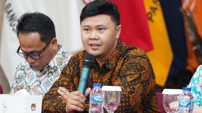 Ketua Divisi Data dan Informasi KPU Provinsi DKI Jakarta Fahmi Zikrillah. 