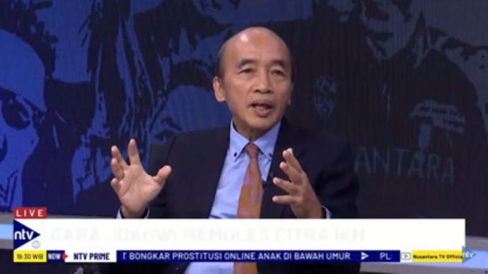 Jurnalis senior Bambang Harymurti dalam Dialog NTV Prime di NusantaraTV/tangkapan layar NTV