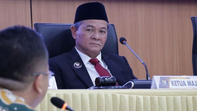 Ketua Dewan Kehormatan Penyelenggara Pemilu (DKPP) Heddy Lugito.