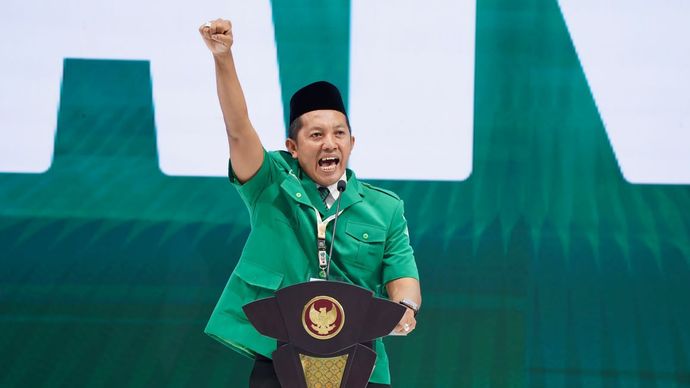 Ketua Umum GP Ansor Addin Jauharudin