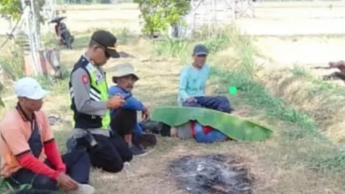 Seorang kakek meninggal dunia di ladang tebu