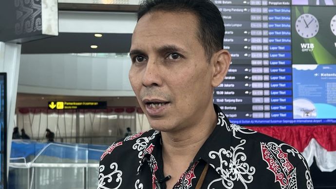 General Manager Bandara Internasional Sultan Aji Muhammad Sulaiman (SAMS) Sepinggan Kota Balikpapan Ahmad Syaugi Shahab.